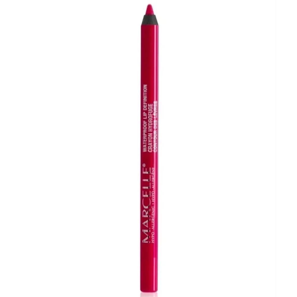 Marcelle Waterproof Lip Liner Pencil — Scarlett Red Hypoallergenic Long-Lasting